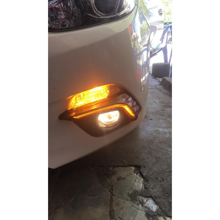 Đèn led gầm trước Mazda 3 2015 2016 mẫu chữ C ( mẫu chữ L shop đang hết các bác nhé)