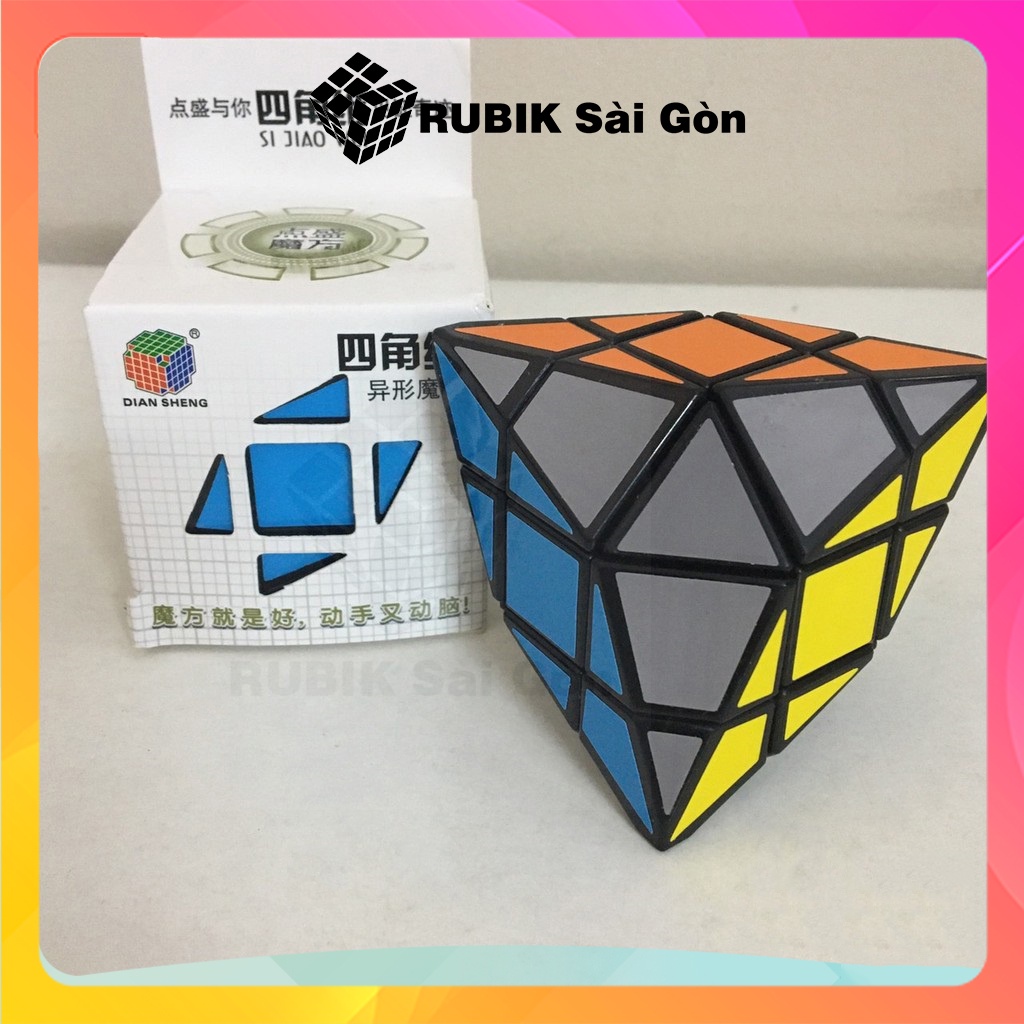 Rubik Biến Thể Tứ Giác DianSheng Rubic Quadrangle 2x2 Xịn Đẹp Độ Khó Cao Xoay Mượt Không Gắt Giá Rẻ