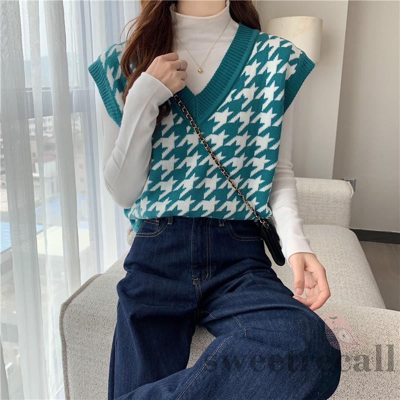 Áo Khoác Không Tay Họa Tiết Hình Học Nhiều Màu Thời Trang Cho Nữ | BigBuy360 - bigbuy360.vn