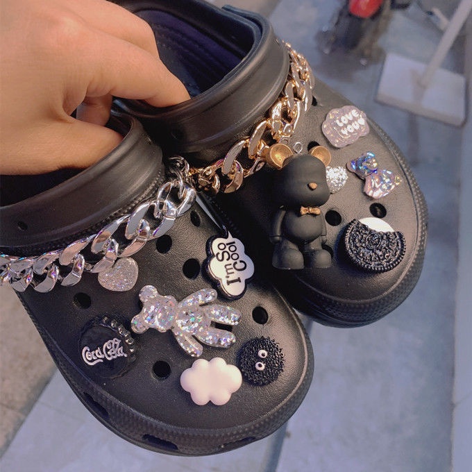 crocs sticker Phụ Kiện Nút Giày Tự Làm Tiện Dụngshoes sticker Accessories Stickers Sandals Shoe Decoration