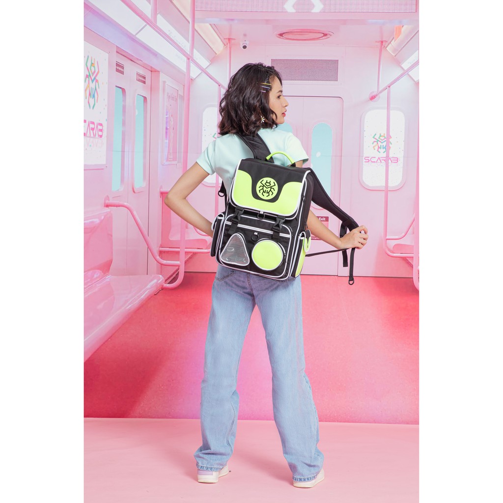 Balo Thời Trang, Đi Học Nam Nữ SCARAB - SOLID™ Backpack Unisex Streetwear