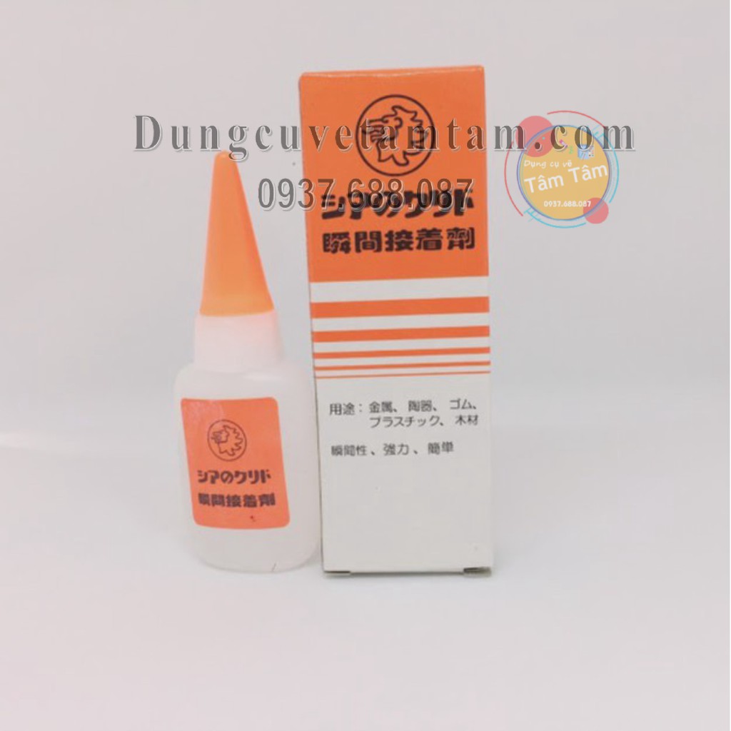 -Keo lạnh, Keo dán sắt Super Glue  -Mô hình