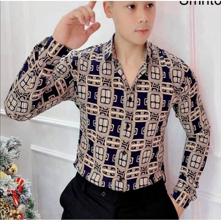 [SIÊU PHẨM]💥Áo sơ mi nam dài tay ❤️FREESHIP❤️ áo sơ mi kiểu hàn quốc họa tiết đẹp chất lụa thời trang cao cấp | BigBuy360 - bigbuy360.vn