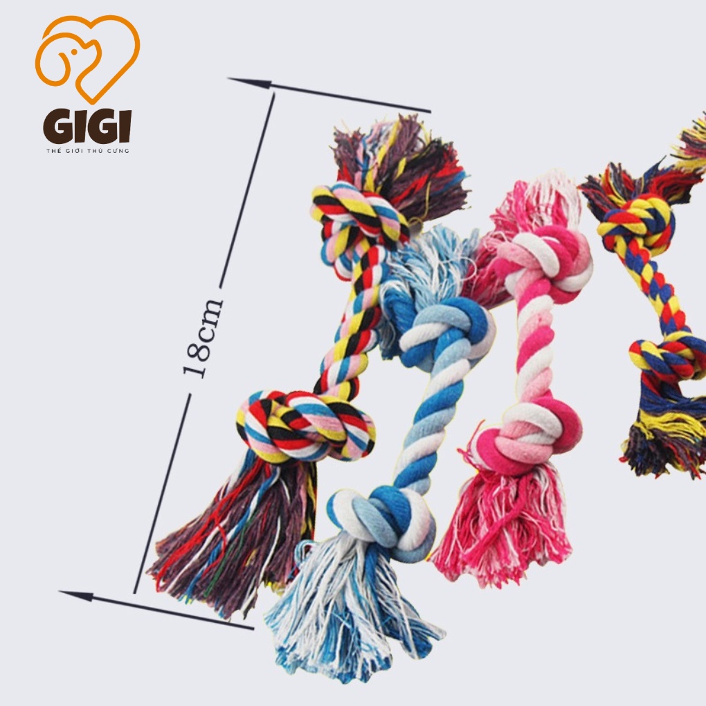 Len bện đồ chơi thú cưng giúp mài răng huấn luyện giải trí cho chó mèo cưng - GiGi Pet Shop