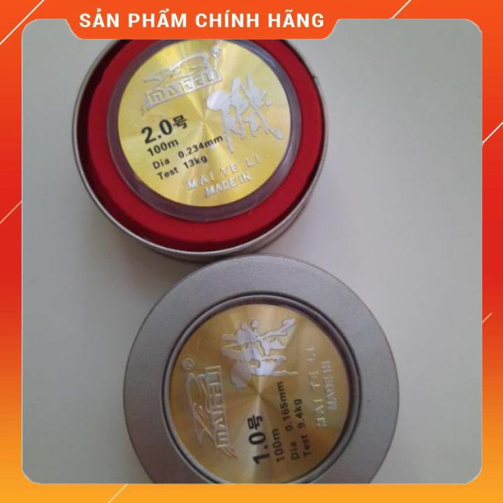 [Chính Hãng] Cước Hộp Sắt MAITELI Dài 100m Siêu Bền