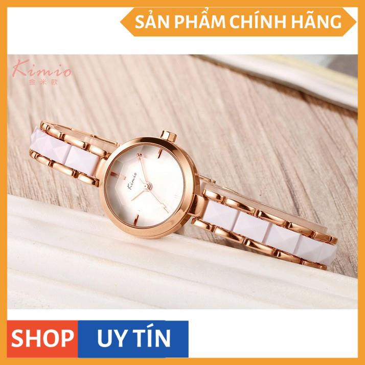 Đồng hồ nữ Kimio 6120 hàng chính hãng dây kim loại sang trọng