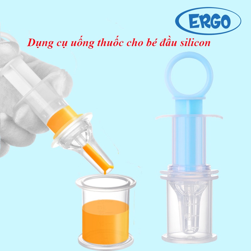 Xi lanh uống thuốc hỗ trợ cho bé sơ sinh sử dụng sữa hoặc thuốc kèm thiết kế chống sặc