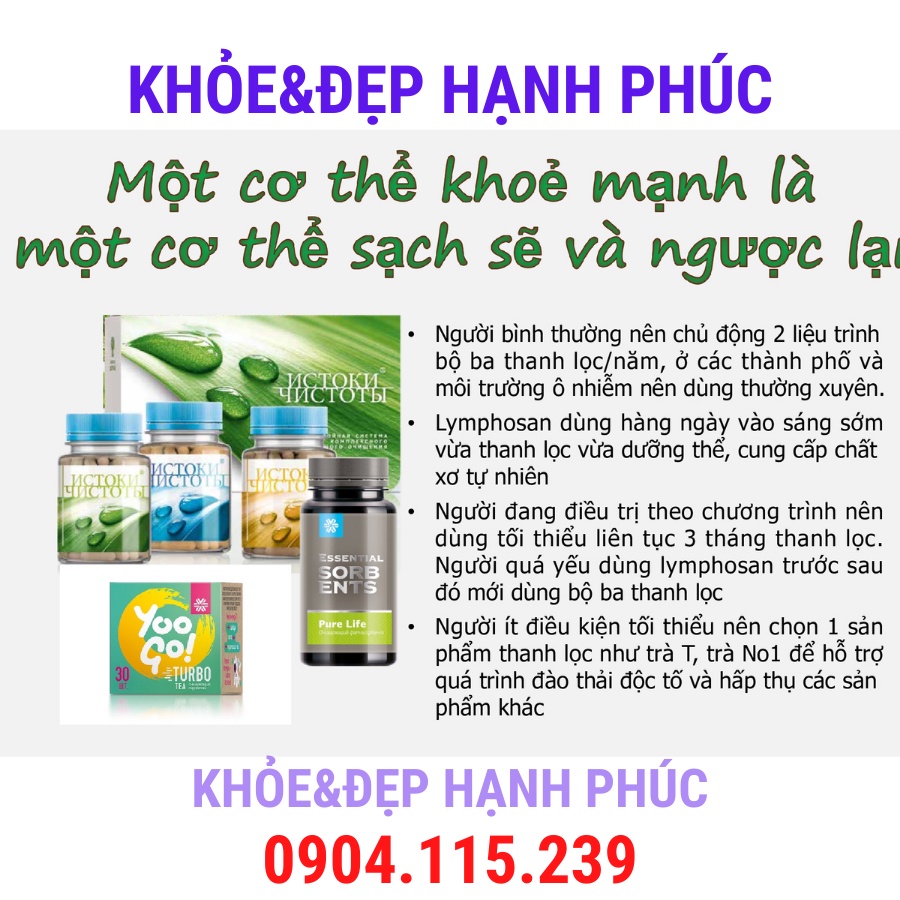 [ Bộ 3 thanh lọc thải độc ] Thực phẩm bảo vệ sức khỏe Renaissance Triple Set – 3 lọ/hộp 180 viên