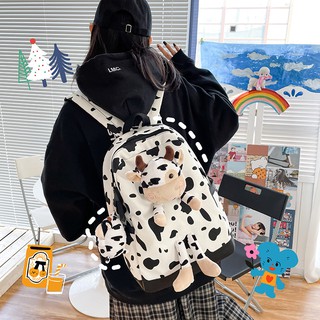 Balo Ulzzang học sinh hình con bò sữa
