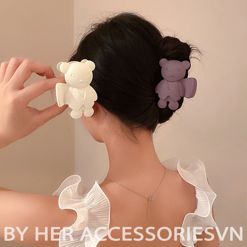 Kẹp Càng Cua, Kẹp tóc Gấu Bear phong cách Hàn Quốc độc đáo, Her Accessories K8