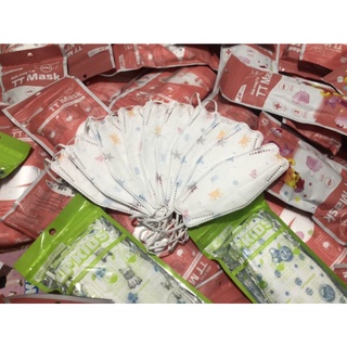Combo 50c khẩu trang 4d cho bé