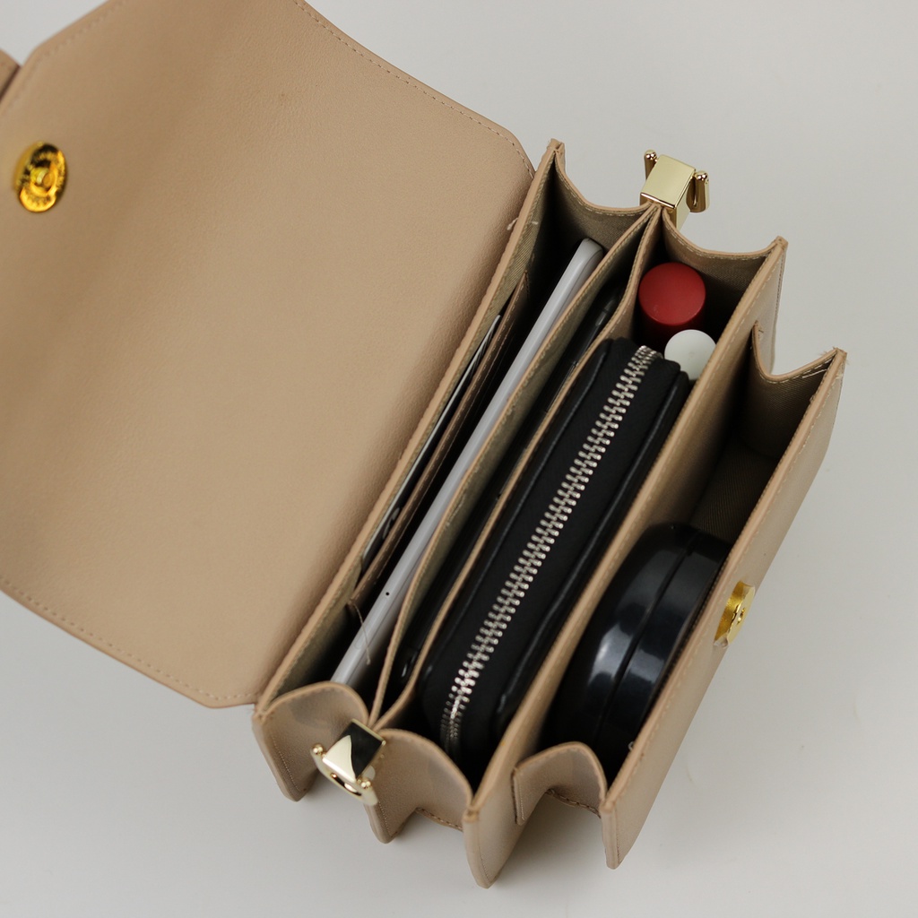 Túi Xách Nữ Đeo Chéo Nhiều Ngăn Dây Xích Thời Trang BELLE Bag Thương Hiệu GIPSY