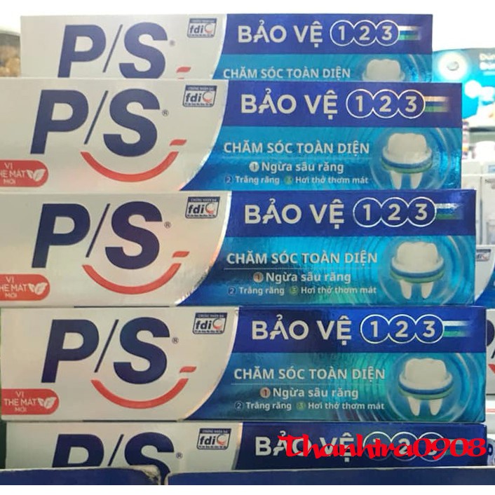 Kem đánh răng P/s than hoạt tính/bankingsoda/trà xanh,180g