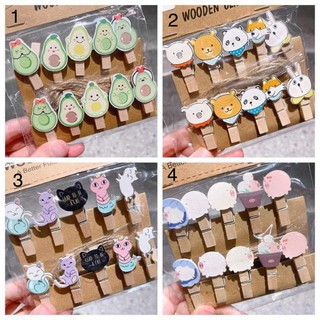 Set Kẹp Gỗ Trang Trí