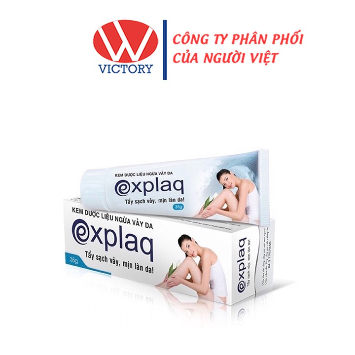 Kem Ngừa Vảy Da Explaq (Tuýp 35g) - Giúp Dưỡng Da Và Làm Sạch Tế Bào Da Chết - Victory Pharmacy