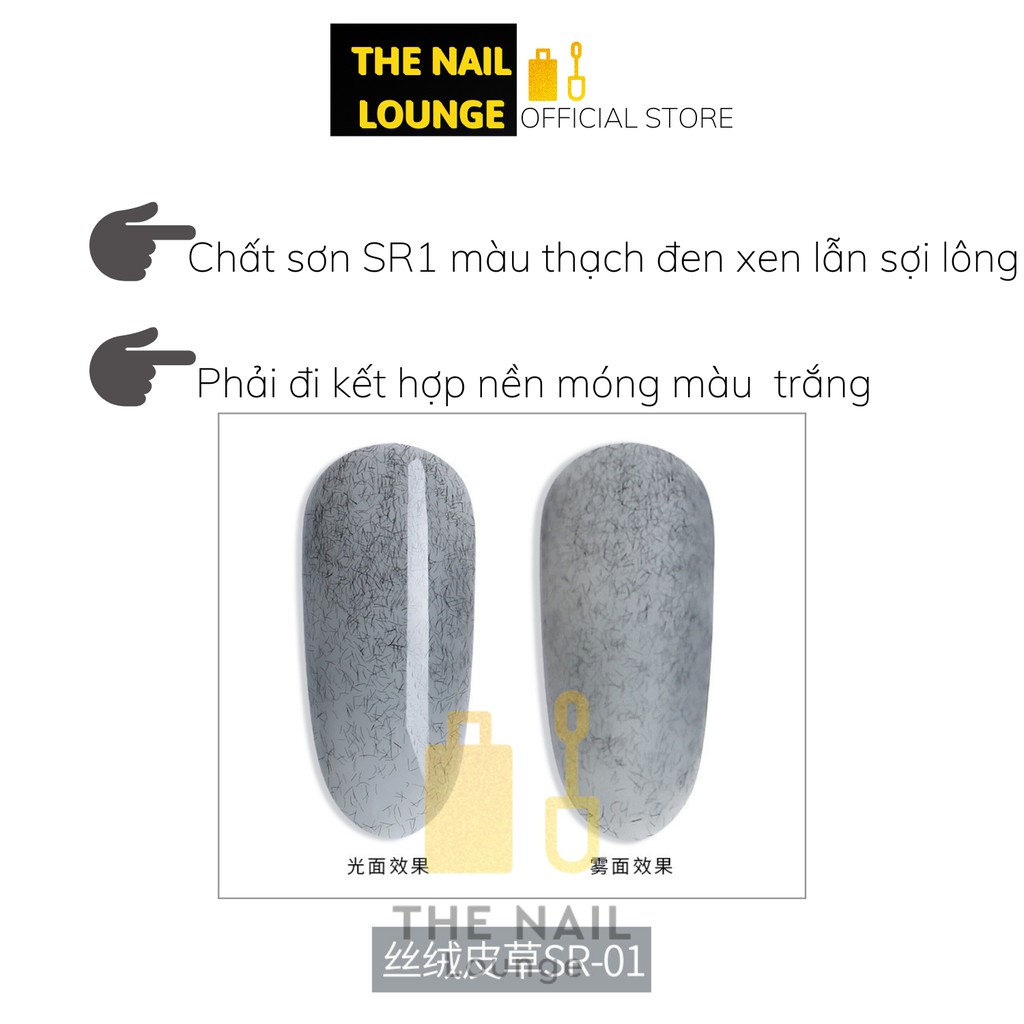 Sơn Gel Lông AS mã SR Chai Đen Chính Hãng 15ml