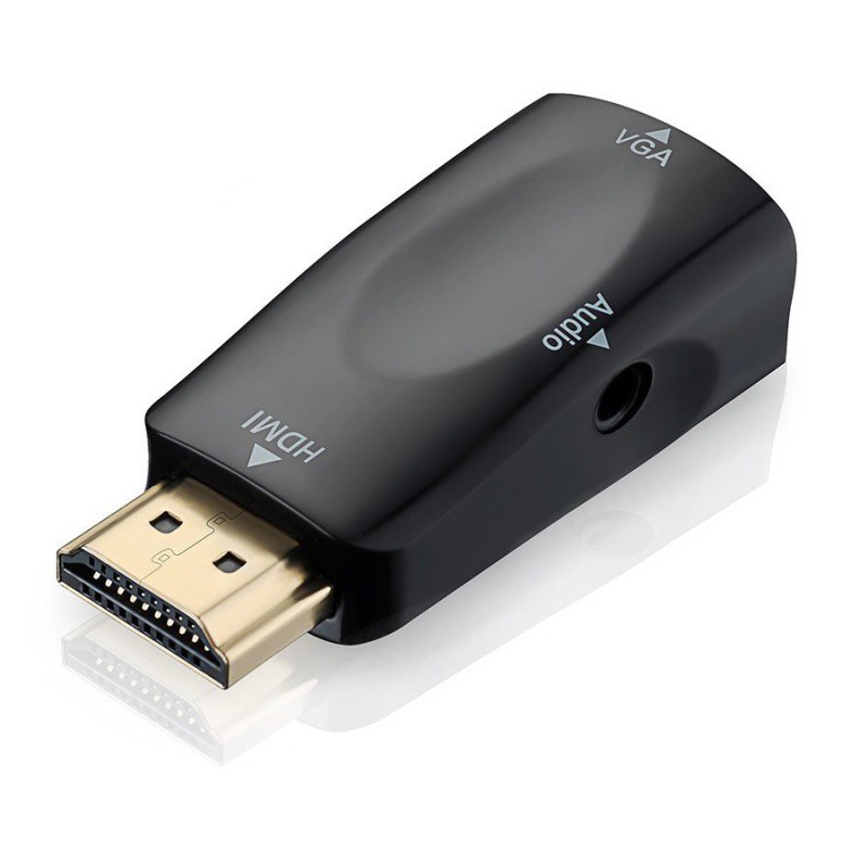 Đầu Chuyển Đổi Từ Cổng HDMI Sang VGA Audio Kèm Âm Thanh