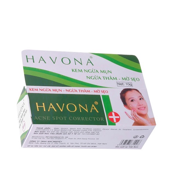 Kem Chấm Mụn Thâm HAVONA E19 10g