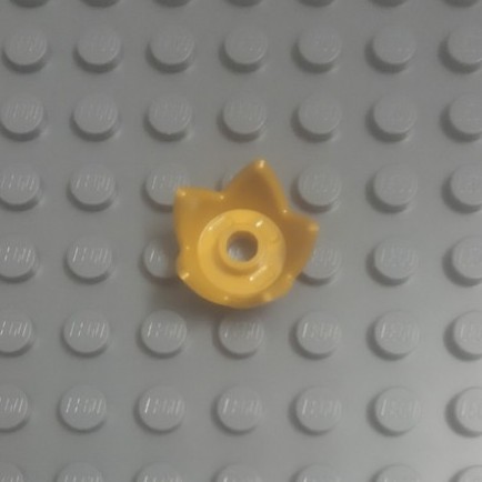 Đồ Chơi  Chính Hãng Minifigure, Headgear Crown Eggshell with 5 Points and Center Stud