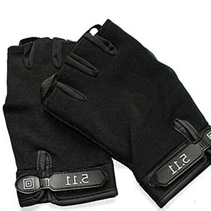 Găng tay 511 cụt ngón màu đen, đủ size chống nắng, đi xe máy, đi phượt,,lòng bàn tay có ma sát, hàng cao cấp