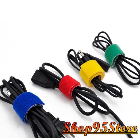 Dây Bó Cáp, Cuốn Gọn Cáp (1 Gói 6 Màu)