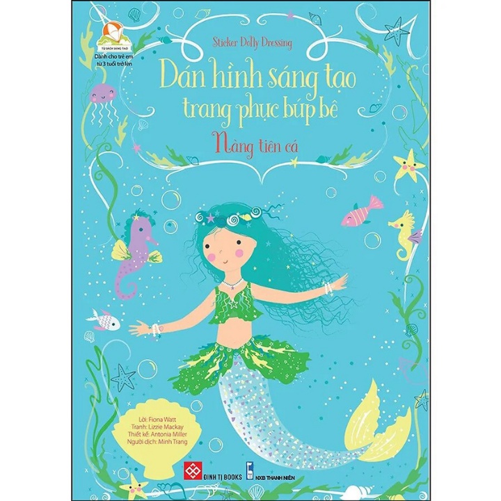 Sách - Combo Sticker Dolly Dressing 1 - Dán Hình Sáng Tạo Trang Phục Búp Bê 1 (Bộ 4 Cuốn)