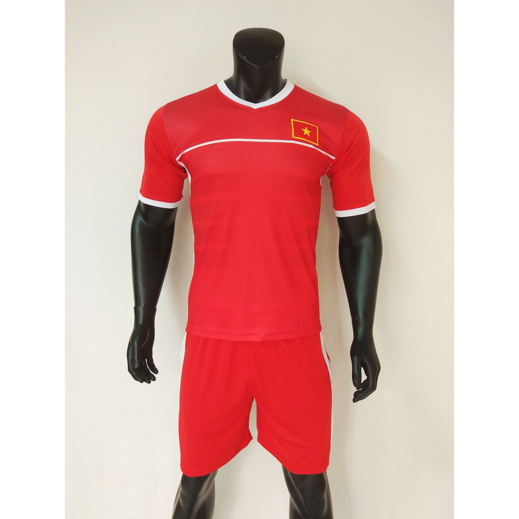 Quần áo đá bóng Việt Nam training đỏ U23