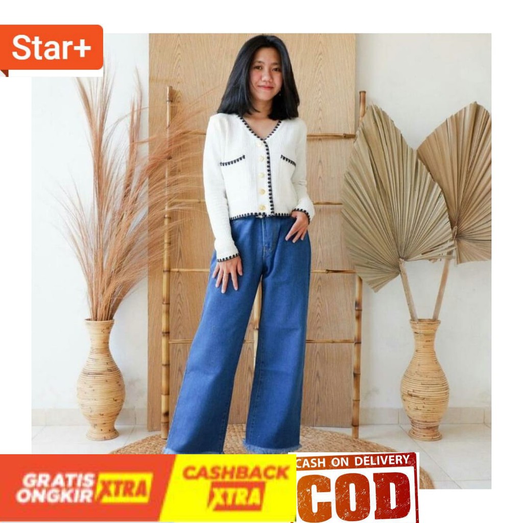 Quần Jean Lưng Cao Phong Cách Hàn Quốc Cá Tính | BigBuy360 - bigbuy360.vn