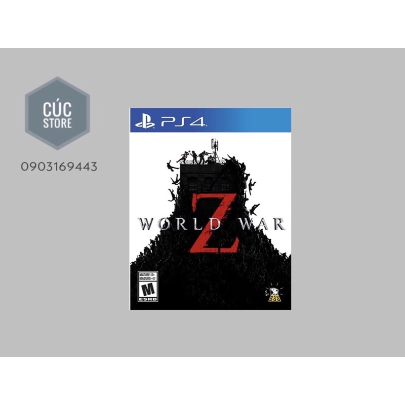 Đĩa chơi game PS4: World War Z