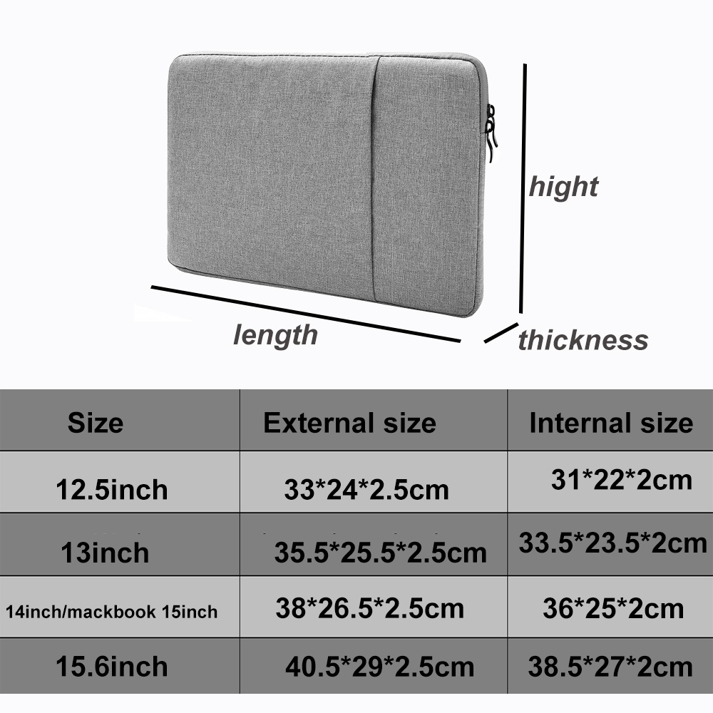Túi Đựng Laptop 12.5 13 14 15.6 inch Chống Thấm Nước Cho Macbook Air Pro Acer Asus