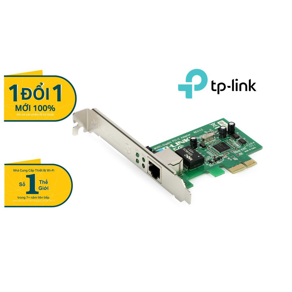 TP-Link Card mạng Wifi PCIe 10/100/1000Mbps Quản lý LAN thuận tiện - TG-3468 -Hãng phân phối chính thức