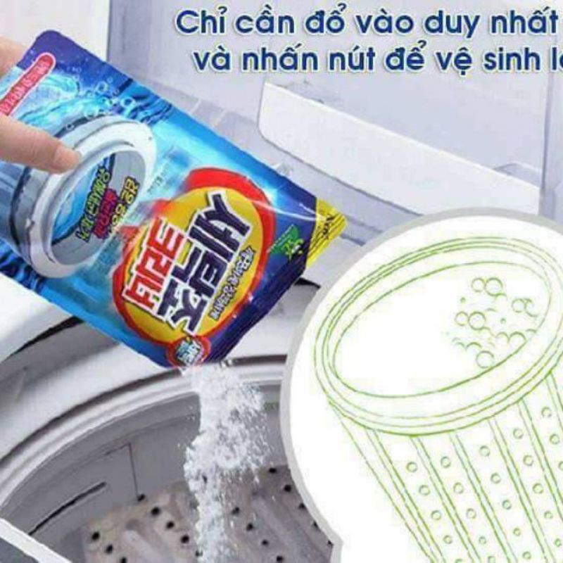gói tẩy lồng máy giặt Hàn Quốc 450g