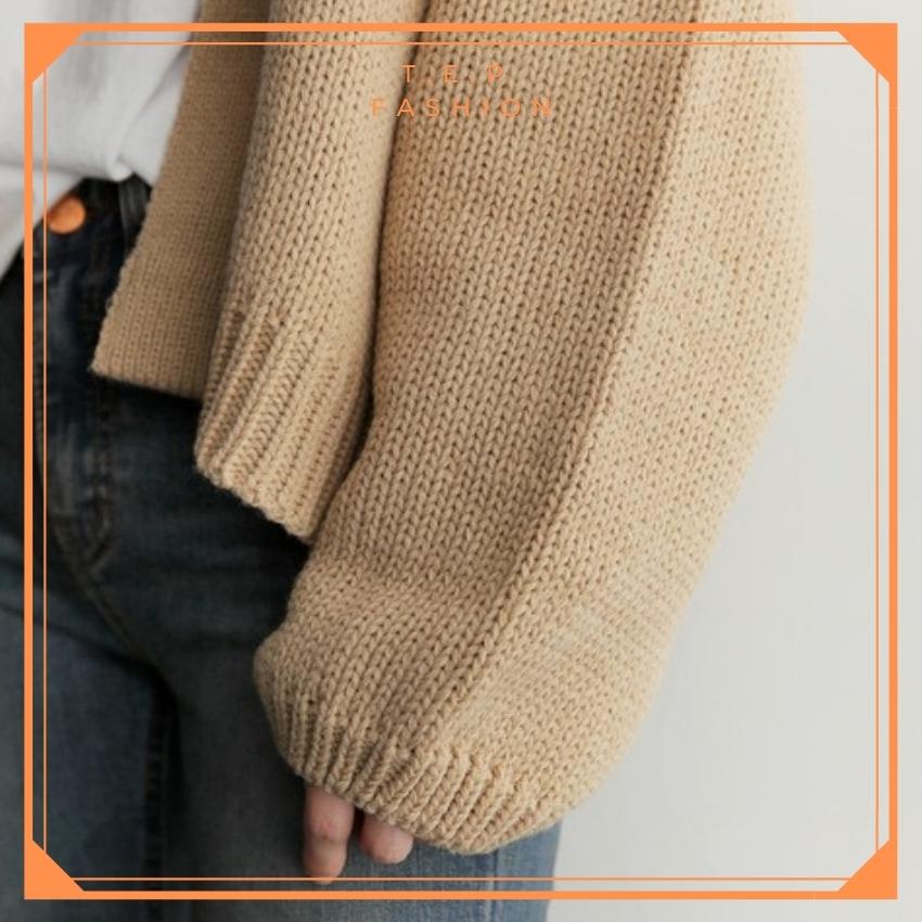 Áo Khoác Len Cadigan Trơn Chất Dày Dặn Thu Đông Tep Fashion - CDG004