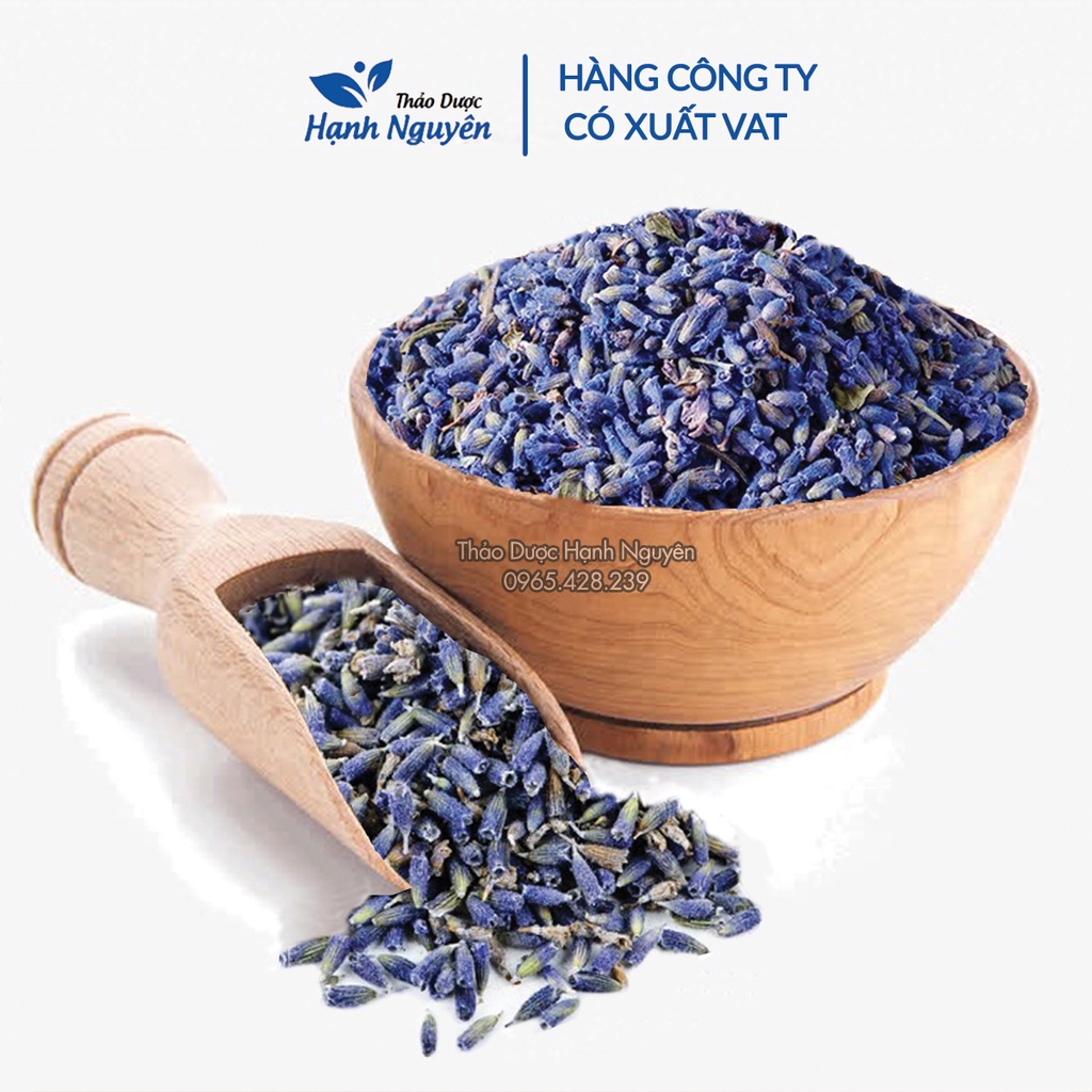 Nụ hoa oải hương khô 500g (Lavender, làm trà hoa, tinh dầu, túi thơm khử mùi) - Thảo Dược Hạnh Nguyên)