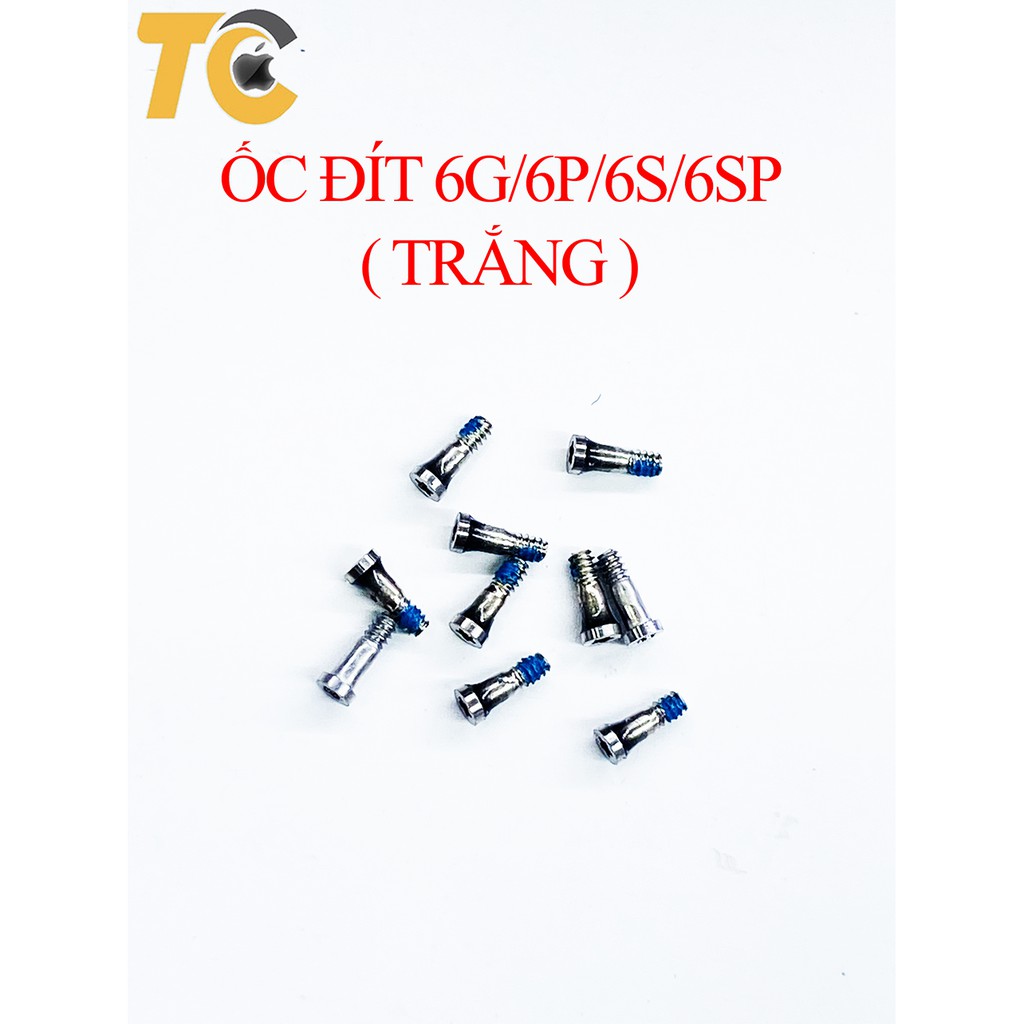 [10 con] ỐC ĐÍT 6G/6P/6S/6SP màu GOLD, zin tháo máy đẹp, từ iphone 6 đến XSM, Linh Kiện Trung Côi