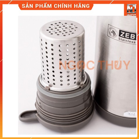 Bình giữ nhiệt Inox 304 zebra 800ml-1200ml  có lưới lọc, quai và vòi rót - 112932|112933