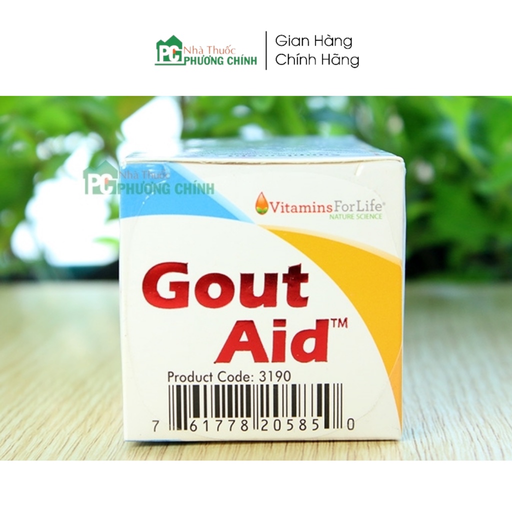 Viên Uống Gout Aid Vitamins For Life Giúp Giảm Sưng Đau &amp; Acid Uric Trong Máu (Hộp 30 Viên)