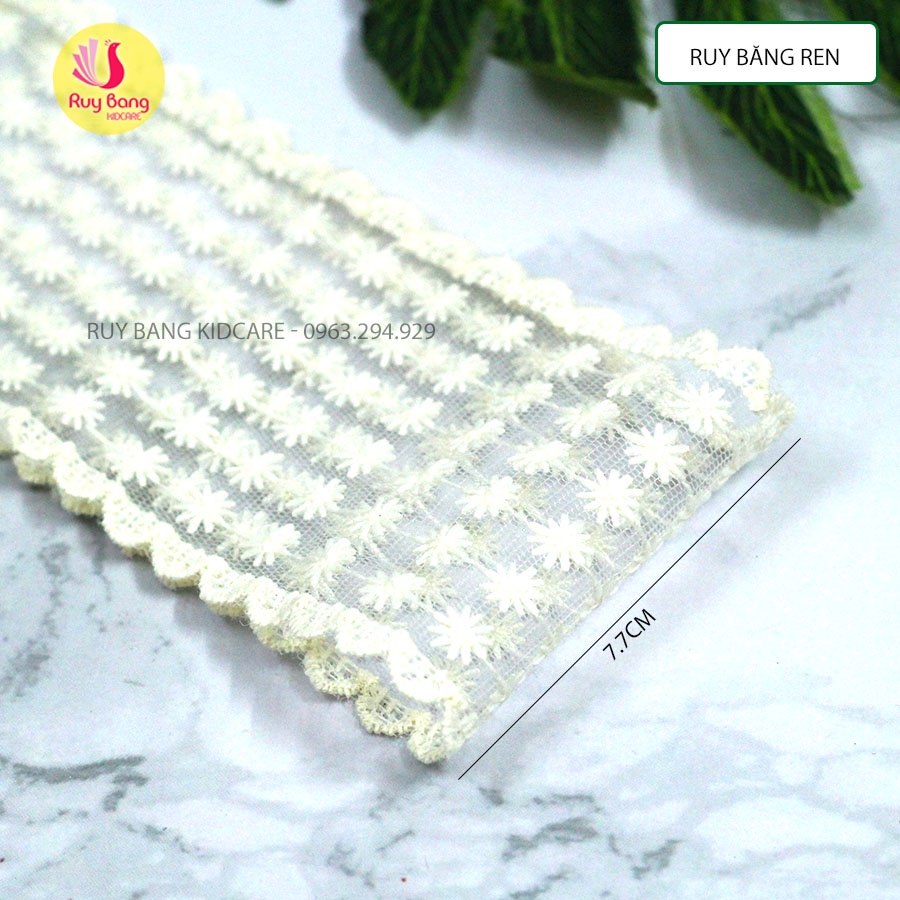 Ruy băng ren HQ, ruy băng làm nơ kẹp tóc