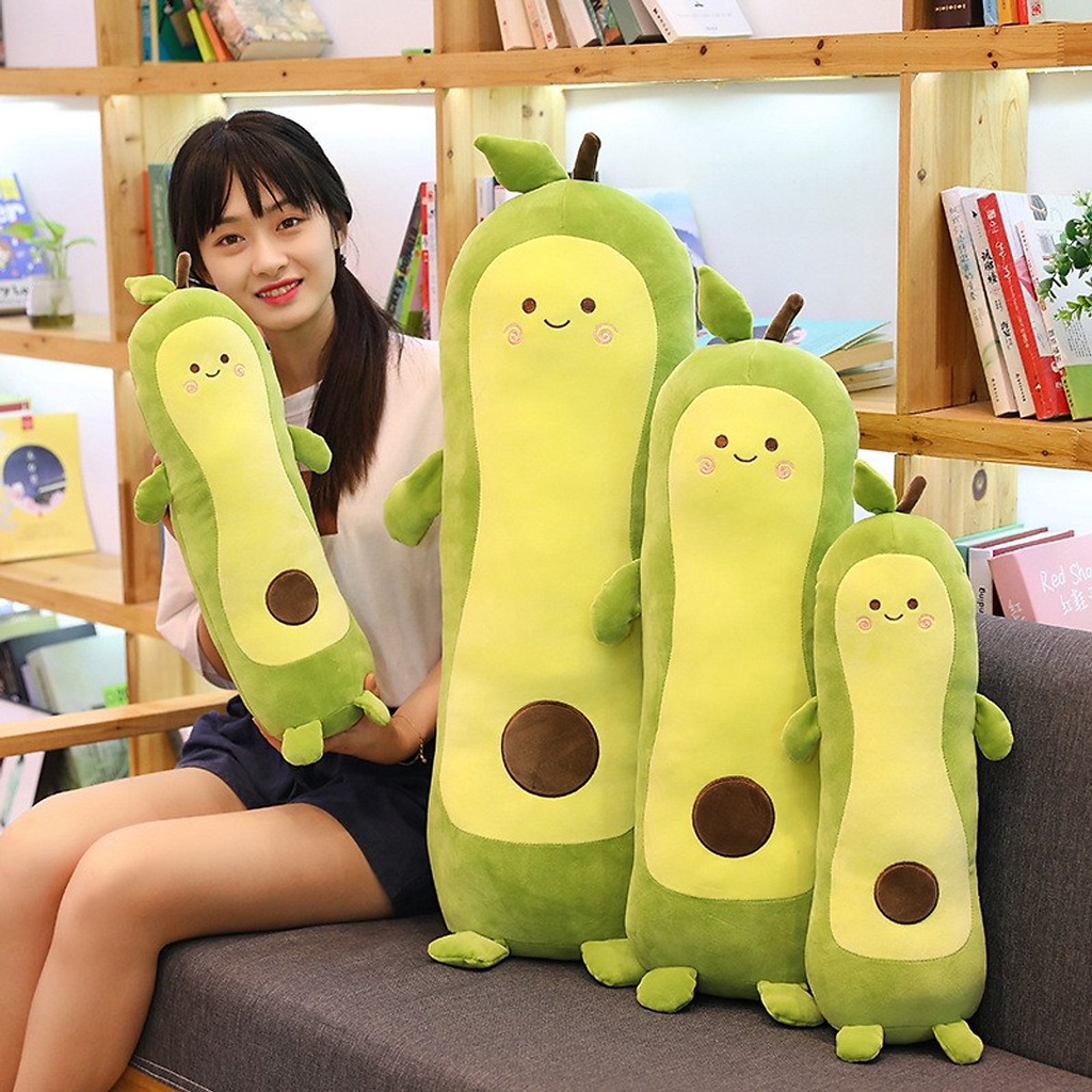 [GIAO NGAY] GẤU BÔNG QUẢ BƠ DÀI 90cm - GẤU BÔNG CAO CẤP