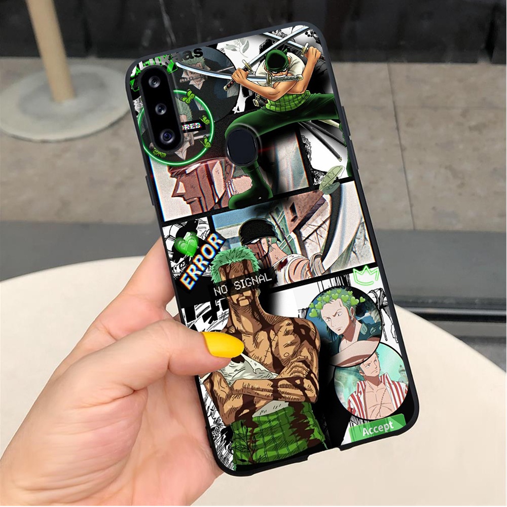 Ốp Điện Thoại Silicon In Hình One Piece Roronoa Zoro Cho Samsung A30S A31 A32 A50