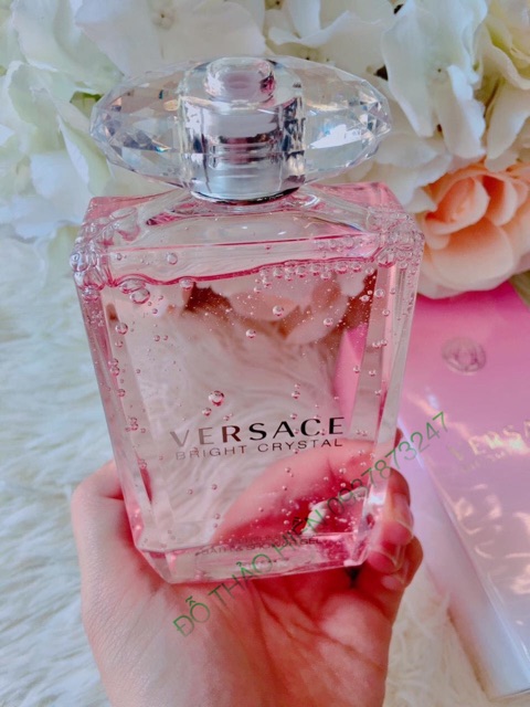 🧴 SỮA TẮM NƯỚC HOA VERSACE BRIGHT CRYSTAL PERFUMED BATH & SHOWER GEL ( 200ml ) - xách tay MỸ 🇺🇸🇺🇸