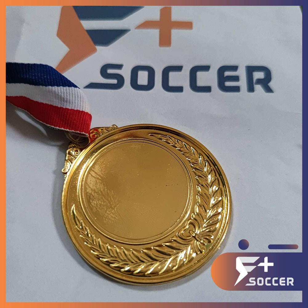 In huy chương bóng đá hình bông lúa vàng bạc đồng thường