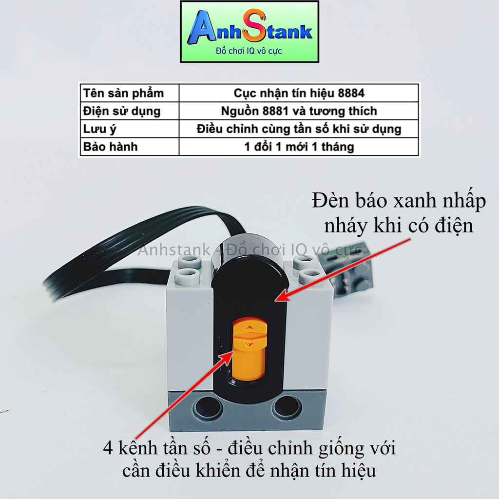 Mắt Nhận Tín Hiệu 8884 Tương Thích 9686-Technic-Education Dùng Với Bộ Điều Khiển Từ Xa