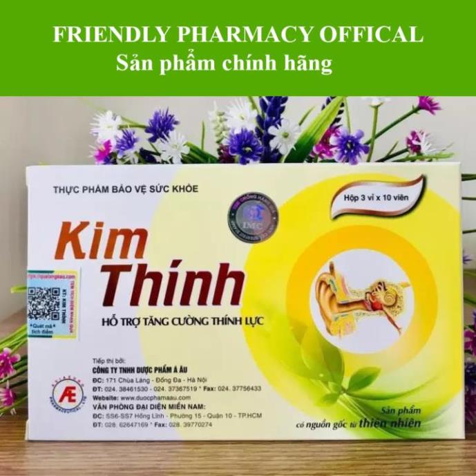 Kim Thính - Hỗ trợ tăng cường thính giác (Hộp 30 viên)
