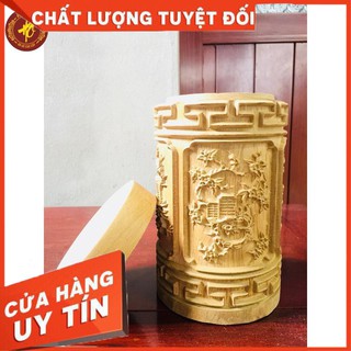 HỘP ĐỰNG TRÀ GỖ BÁCH XANH