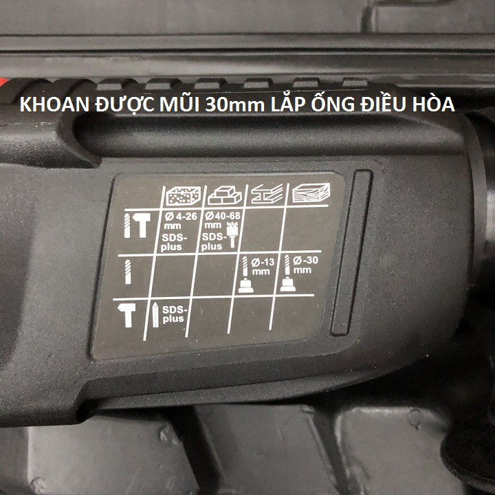 Khoan Bê Tông, Kiêm Máy Đục Tường 3 Chức Năng Có Đảo Chiều Chính Hãng Canfix Bảo Hành 6 Tháng