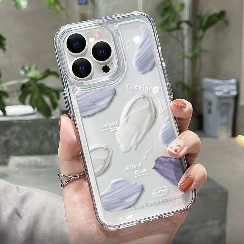 Ốp Điện Thoại Trong Suốt Hình Lá Cho iphone 11 13 7 8 Plus 12 13Pro Max X XS Max 7 8 SE 2020
