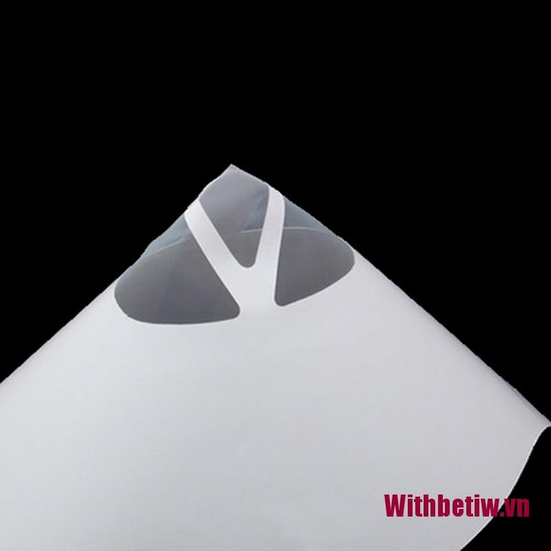 【Withbetiw】10 pieces 3d Printer Filter Photocuring Consumables Resin White Paper Filter