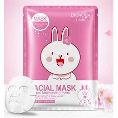 Lẻ 01 miếng mặt nạ dưỡng da Facial Mask ( Gấu Vịt Thỏ ) Bioaqua