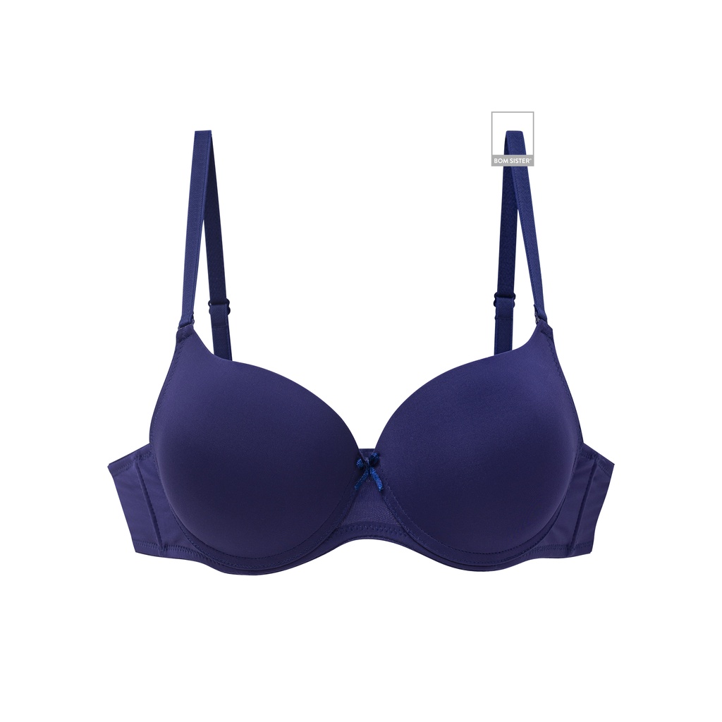 Áo lót mút dày có gọng thun lạnh màu trơn siêu nâng tạo khe ngực chữ V BOMSISTER MU1001 | BigBuy360 - bigbuy360.vn